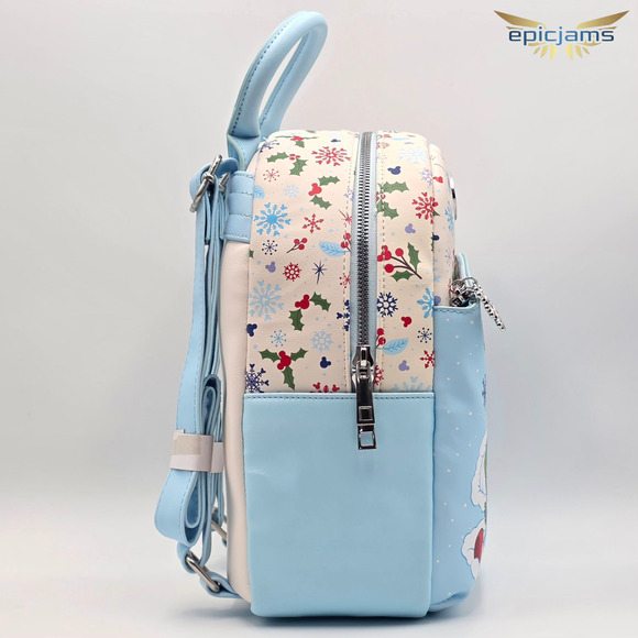 Disney Mickey Mouse & Minnie Mouse Snow Angels Christmas Mini Backpack New